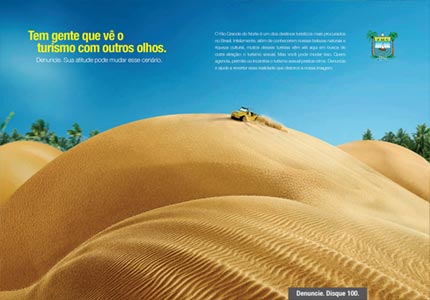 Campanha contra o turismo sexual